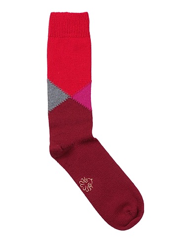ALTO Milano Socks & tights Red 90% Virgin Wool, 10% Polyamide