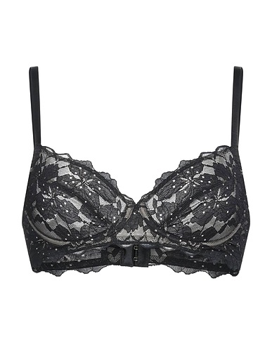 HANRO Bra Black 93% Polyamide, 7% Elastane