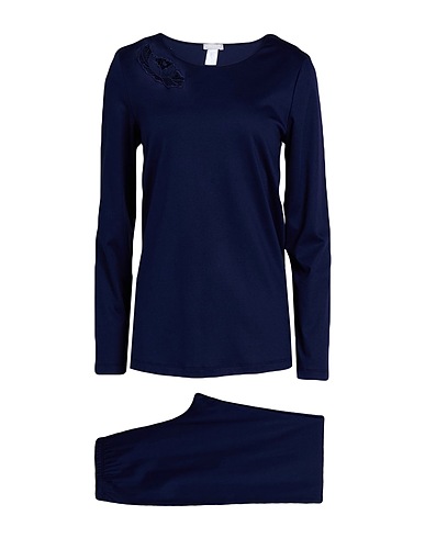 HANRO Pigiama Blu navy 100% Cotone