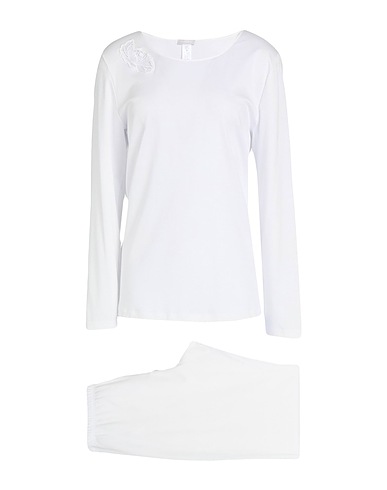 HANRO Sleepwear White 100% Cotton
