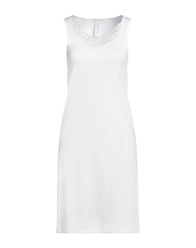 HANRO Sleepwear White 100% Cotton, Polyester