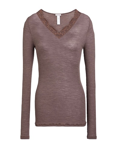 HANRO Undershirt Lead 70% Wool, 30% Silk, Polyamide, Elastane