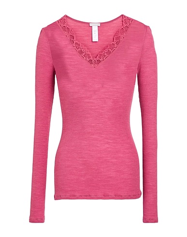 HANRO Undershirt Mauve 70% Wool, 30% Silk, Polyamide, Elastane