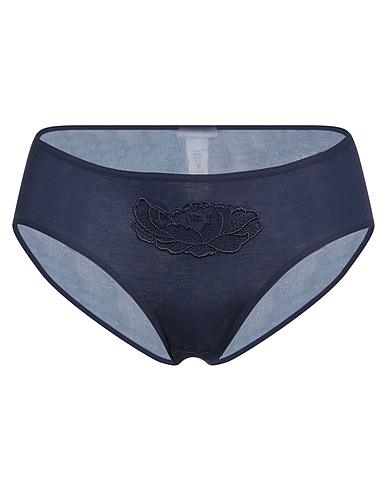 HANRO Slip Blu navy 100% Cotone, Poliestere