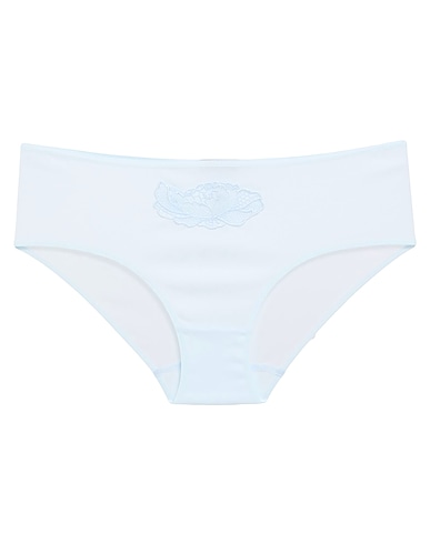 HANRO Brief Sky blue 100% Cotton, Polyester