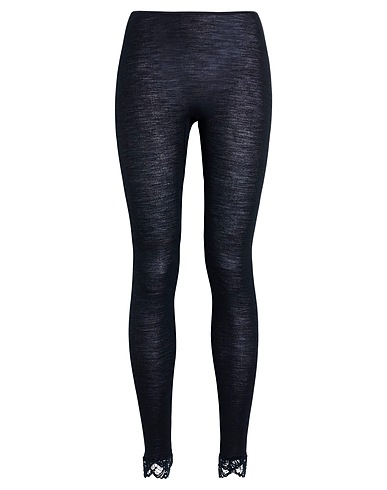HANRO Leggings Black 70% Merino Wool, 30% Silk