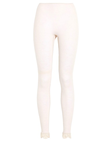 HANRO Leggings Beige 70% Merino Wool, 30% Silk