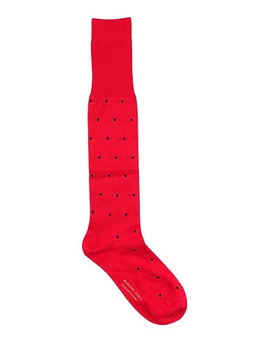 ALTO Milano Calze e Calzini Rosso 90% Lana Merino, 10% Poliammide