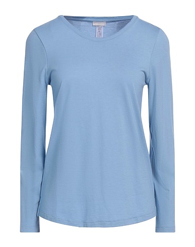 HANRO Undershirt Light blue 50% Cotton, 50% Modal