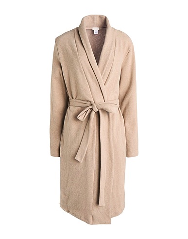 HANRO Dressing gowns & bathrobes Khaki 73% Recycled cotton, 20% Polyester, 3% Polyacrylic, 2% Elastane, 2% Viscose