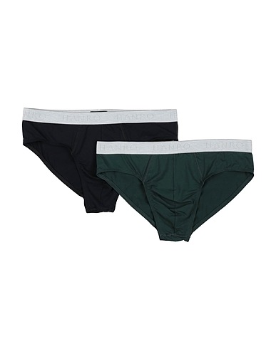 HANRO Slip Dunkelgrün 92% Baumwolle, 8% Elastan