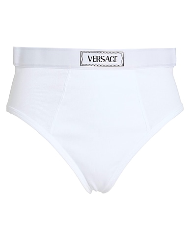 VERSACE Brief White 93% Cotton, 7% Elastane, Polyamide, Polyester