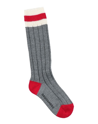 DSQUARED2 Socks & tights Grey Textile fibers