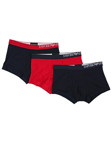 EMPORIO ARMANI Boxer UNDERWEAR Midnight blue 95% Cotton, 5% Elastane, Polyester