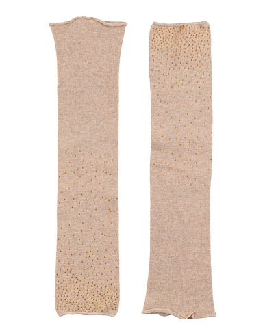 ALTO Milano Gloves Beige 70% Cotton, 20% Cashmere, 8% Polyamide, 2% Elastane