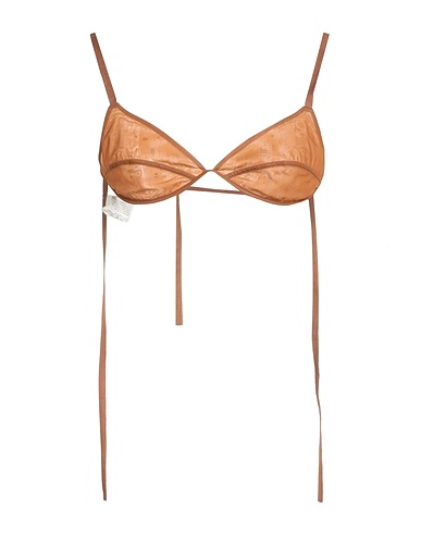 CARVEN Bra Camel 75% Polyamide, 25% Elastane