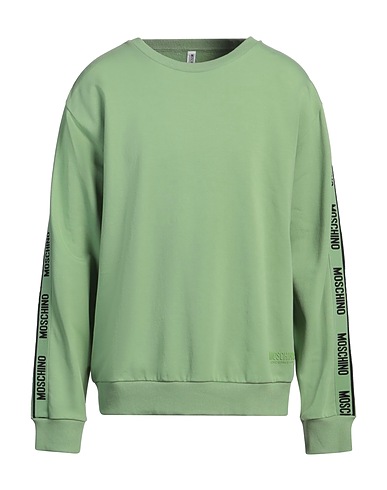 MOSCHINO Hoodie Säuregrün 95% Baumwolle, 5% Elastan