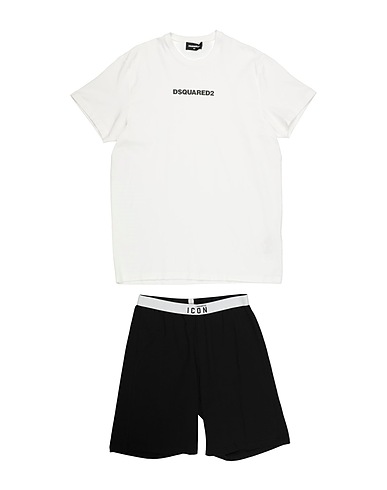 DSQUARED2 Pyjama ICON Schwarz 95% Baumwolle, 5% Elastan