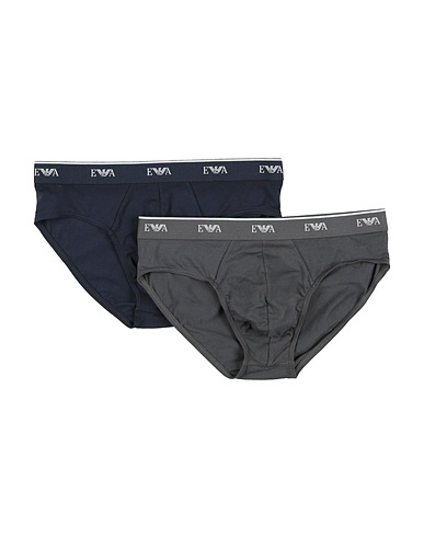 EMPORIO ARMANI Brief UNDERWEAR Charcoal 95% Cotton, 5% Elastane