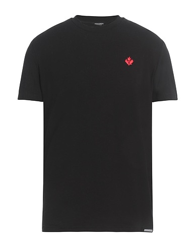DSQUARED2 Undershirt UNDERWEAR Black 94% Cotton, 6% Elastane
