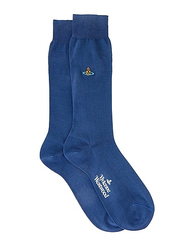 VIVIENNE WESTWOOD Socks & tights Slate blue 100% Cotton