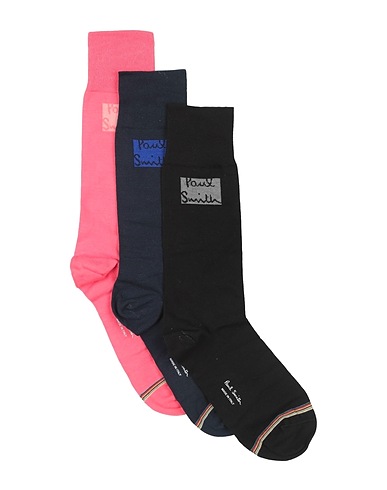 PAUL SMITH Socks & tights Black 84% Cotton, 15% Polyamide, 1% Elastane