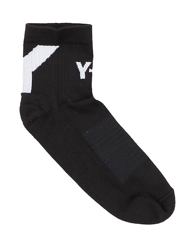 Y-3 Socks & tights Black 60% Cotton, 35% Recycled polyamide, 3% Recycled polyester, 2% Elastane