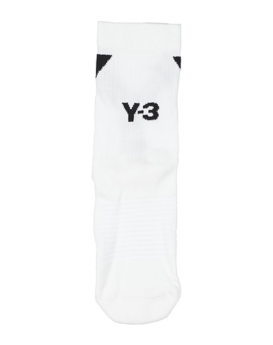 Y-3 Socks & tights White 55% Cotton, 38% Recycled polyamide, 4% Recycled polyester, 3% Elastane