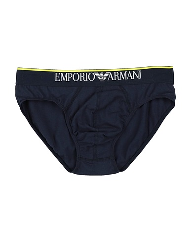 EMPORIO ARMANI Brief Midnight blue 95% Cotton, 5% Elastane, Polyamide, Polyester