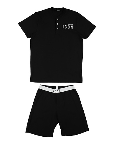 DSQUARED2 Sleepwear ICON Black 95% Cotton, 5% Elastane