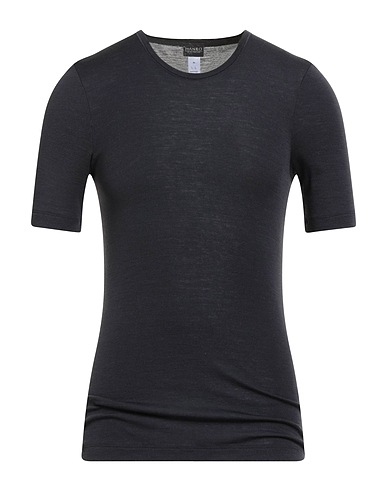 HANRO Undershirt Charcoal 70% Wool, 30% Silk