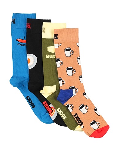HAPPY SOCKS Socken & Strümpfe Azurblau 86% Baumwolle, 12% Polyamid, 2% Elastan