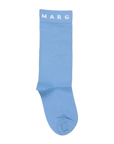 MM6 MAISON MARGIELA Socks & tights Slate blue 49% Cotton, 35% Polyamide, 15% Rubber, 1% Elastane