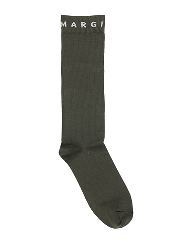 MM6 MAISON MARGIELA Socks & tights Military green 49% Cotton, 35% Polyamide, 15% Rubber, 1% Elastane