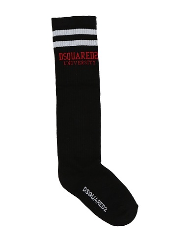 DSQUARED2 Calze e Calzini Nero 68% Cotone, 23% Nylon, 8% Fibre elastiche, 1% Elastan