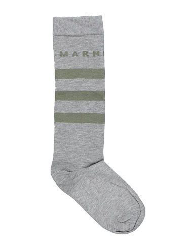 MARNI Socks & tights Grey 90% Cotton, 8% Nylon, 2% Elastane