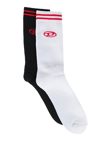 DIESEL Socken & Strümpfe Weiß 91% Baumwolle, 8% Polyamid, 1% Elastan