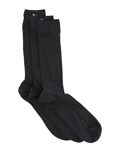 THOM BROWNE Socks & tights Charcoal 75% Cotton, 22% Polyamide, 3% Elastane