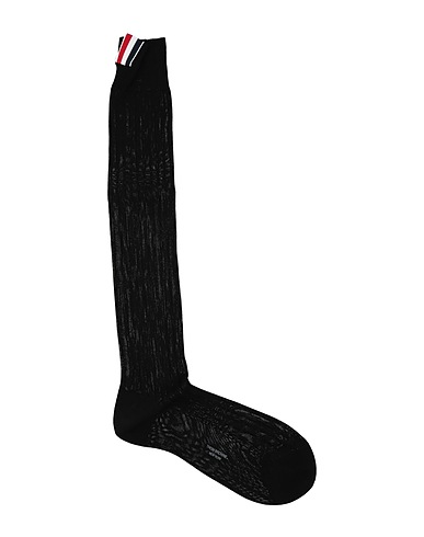 THOM BROWNE Socks & tights Black 100% Cotton