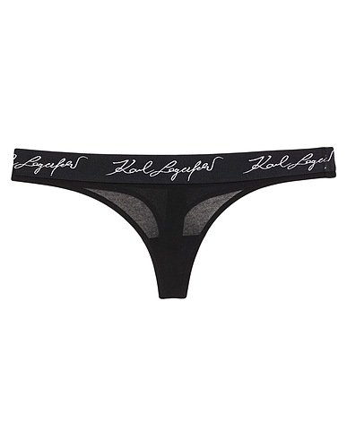 KARL LAGERFELD Brief Black 95% Cotton, 5% Elastane
