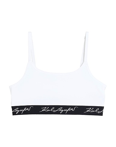 KARL LAGERFELD Reggiseno Bianco 95% Cotone, 5% Elastan