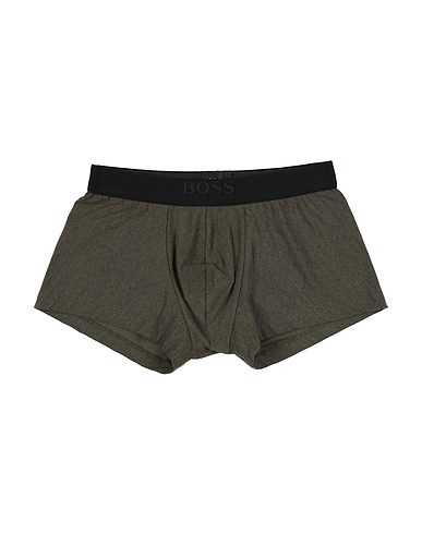 BOSS HUGO BOSS Boxer Verde militare 55% Cotone, 37% Poliestere, 8% Elastan
