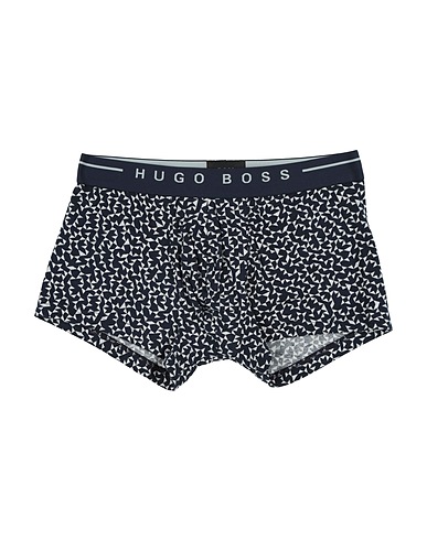 BOSS HUGO BOSS Boxer Navy blue 93% Cotton, 7% Elastane