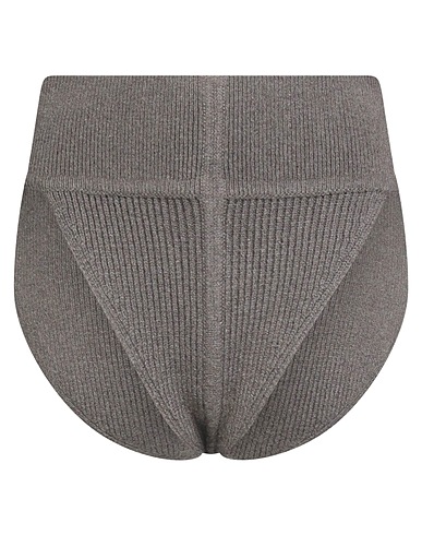 RICK OWENS Shorts & Bermudas Maulwurfsgrau 48% Baby alpakawolle, 30% Polyamid, 20% Wolle, 2% Elastan