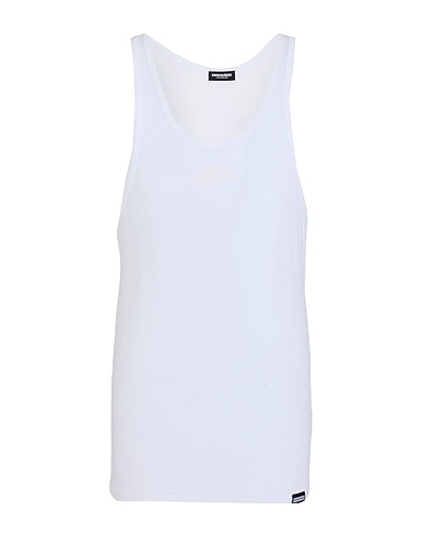 DSQUARED2 Undershirt ICON UNDERWEAR White 95% Modal, 5% Elastane