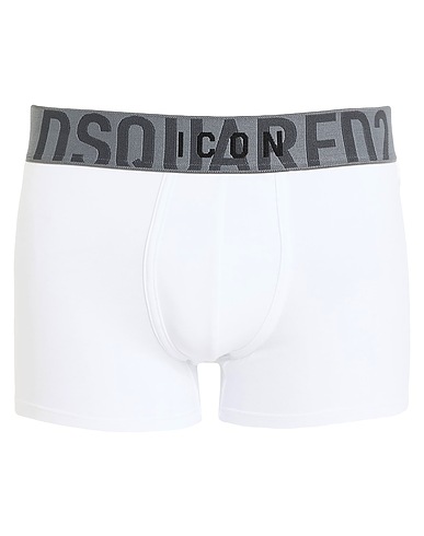 DSQUARED2 Boxer UNDERWEAR White 94% Cotton, 6% Elastane