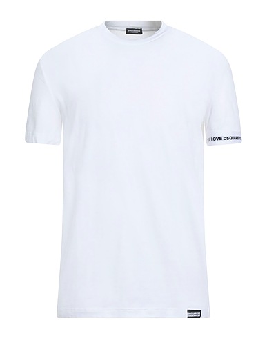 DSQUARED2 Undershirt UNDERWEAR White 94% Cotton, 6% Elastane
