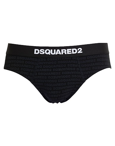 DSQUARED2 Brief UNDERWEAR Black 94% Cotton, 6% Elastane
