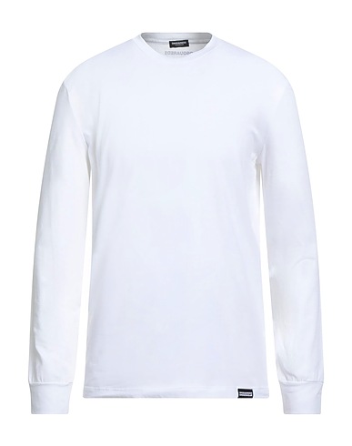 DSQUARED2 Undershirt UNDERWEAR White 94% Cotton, 6% Elastane