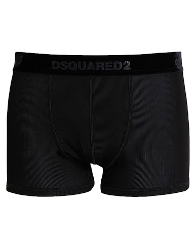 DSQUARED2 Boxer UNDERWEAR Black 96% Viscose, 4% Elastane